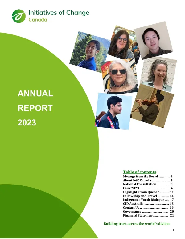 2023 Annual report, cover page